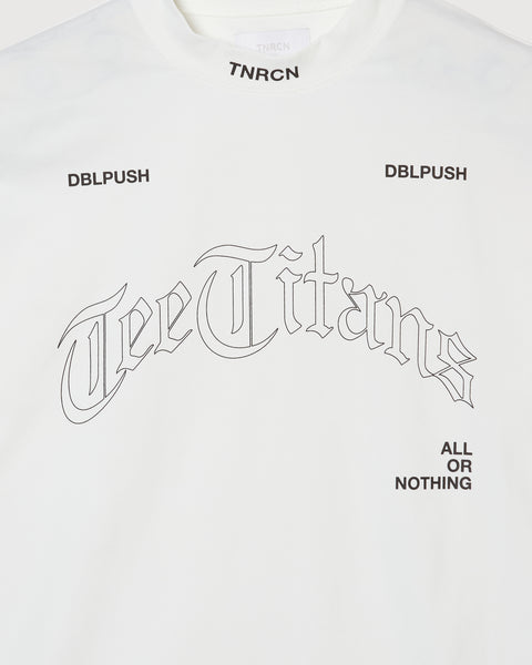 TNRCN TEE TITANS MOCK NECK WHITE – TAIN DOUBLEPUSH