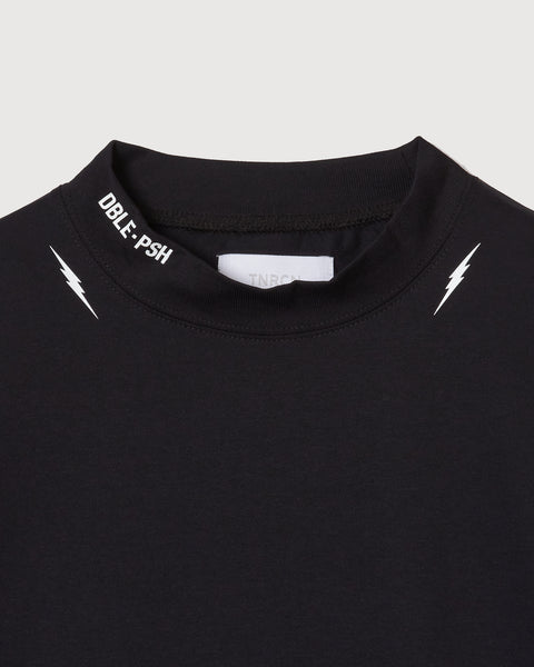 TAIN DOUBLEPUSH | TNRCN NOT IN THIS LIFETIME MOCK NECK / BLACK | T