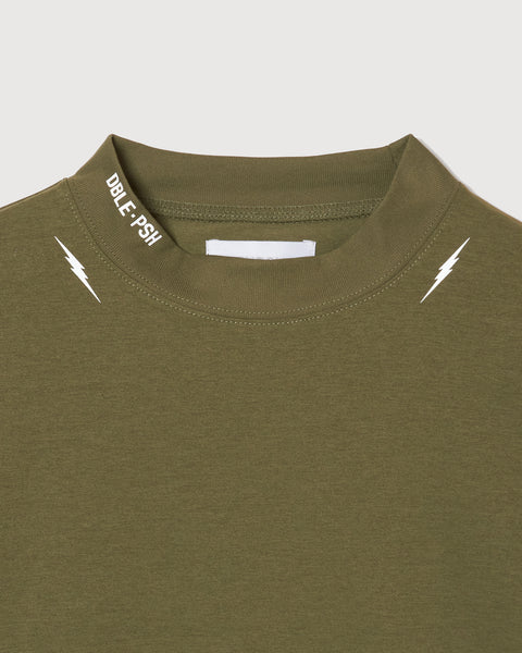 TNRCN NOT IN THIS LIFETIME MOCK NECK KHAKI – TAIN DOUBLEPUSH