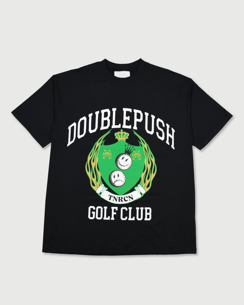TNRCN DOUBLE PUSH Tシャツ TNRCN DOUBLE PUSH T-SHIRTS BLACK – TAIN DOUBLEPUSH