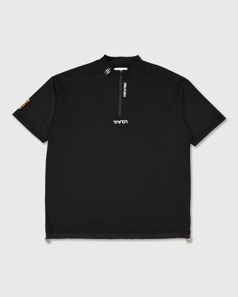 TNRCN EVERCORE™ HALF-ZIP TEE | BLACK – TAIN DOUBLEPUSH