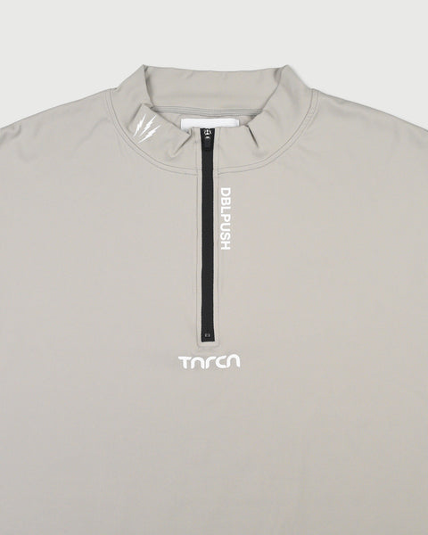 TNRCN EVERCORE™ HALF-ZIP TEE | GRAY – TAIN DOUBLEPUSH