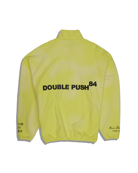 DOUBLE PUSH HALF ZIP SWEAT YELLOW – TAIN DOUBLEPUSH