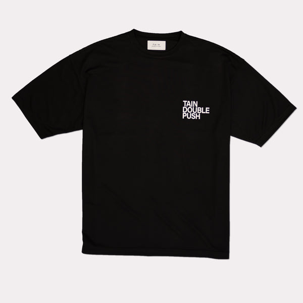 PXXXXX SWEAT FIRE SHORTS SLEEVE T-SHIRTS BLACK – TAIN DOUBLEPUSH