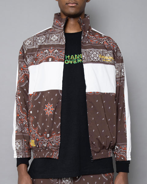 TAIN　Hangovers　PAISLEY ZIP UP GREY HANGOVER PAISLEY ZIP UP GRAY – TAIN DOUBLEPUSH