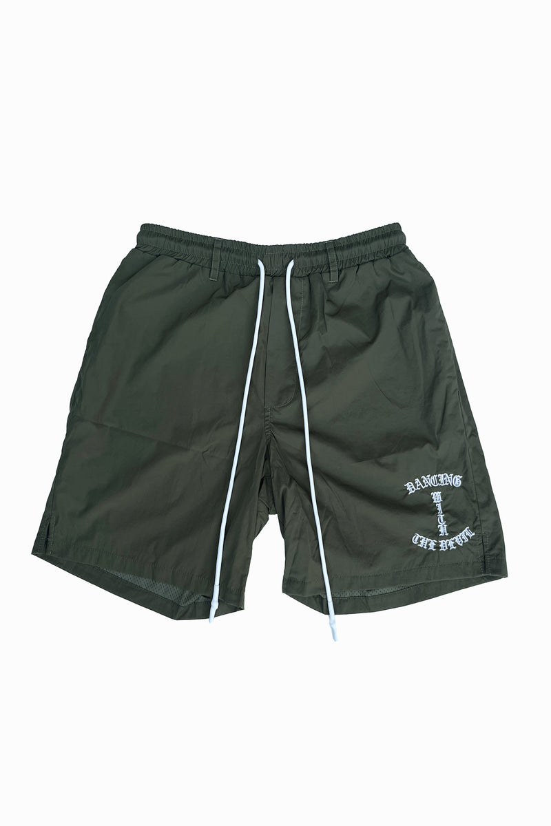 DANCING WITH THE DEVIL EASY SHORTSS｜KHAKI