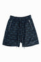 HELL AWAITS ALL-OVER PATTERN SHORTS / BLACK