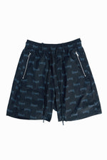 HELL AWAITS ALL-OVER PATTERN SHORTS｜BLACK