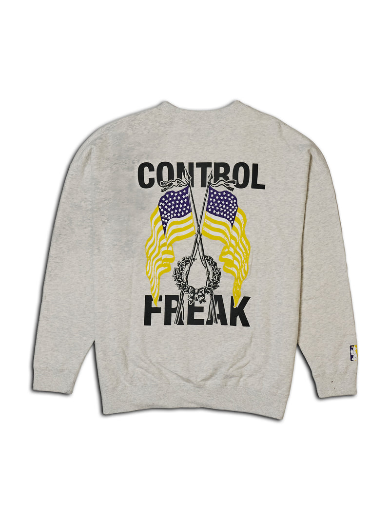 CREW NECK SWEAT / ASH