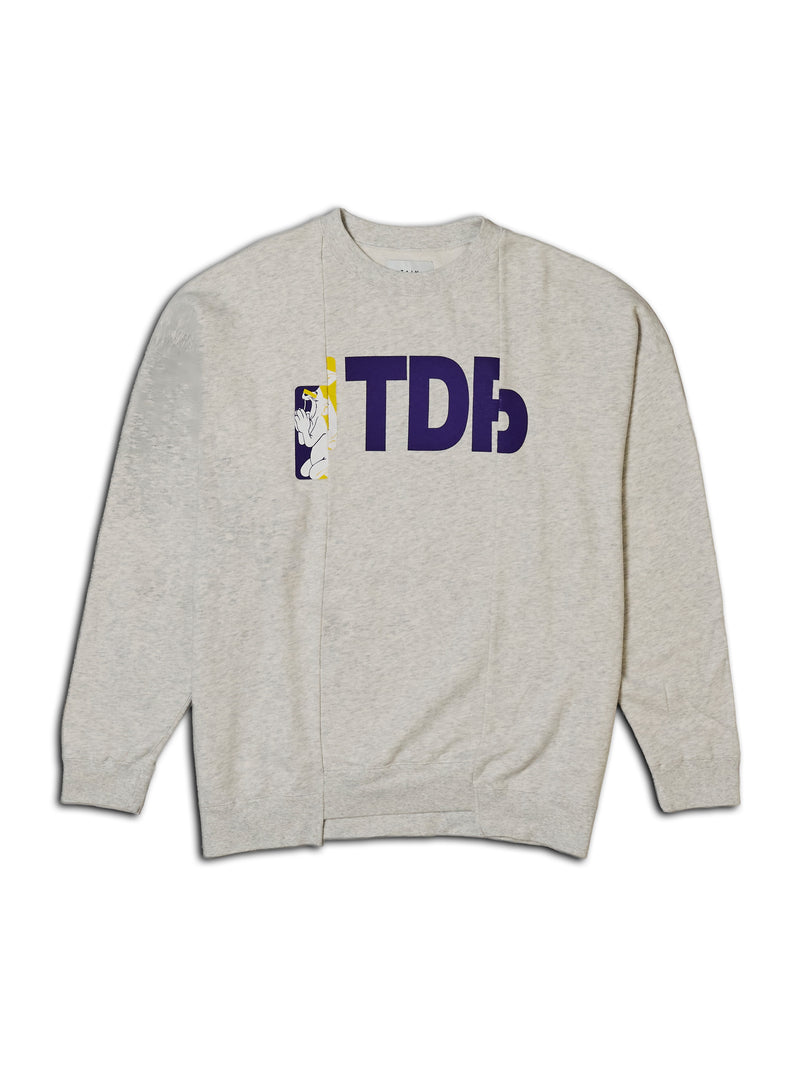 CREW NECK SWEAT / ASH