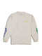 DOUBLE PUSH LONG SLEEVE T-SHIRTS / WHITE