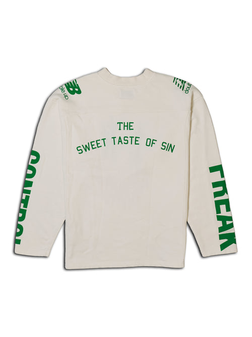 SEDUCTION FOOTBALL GAME SWEAT / WHITE