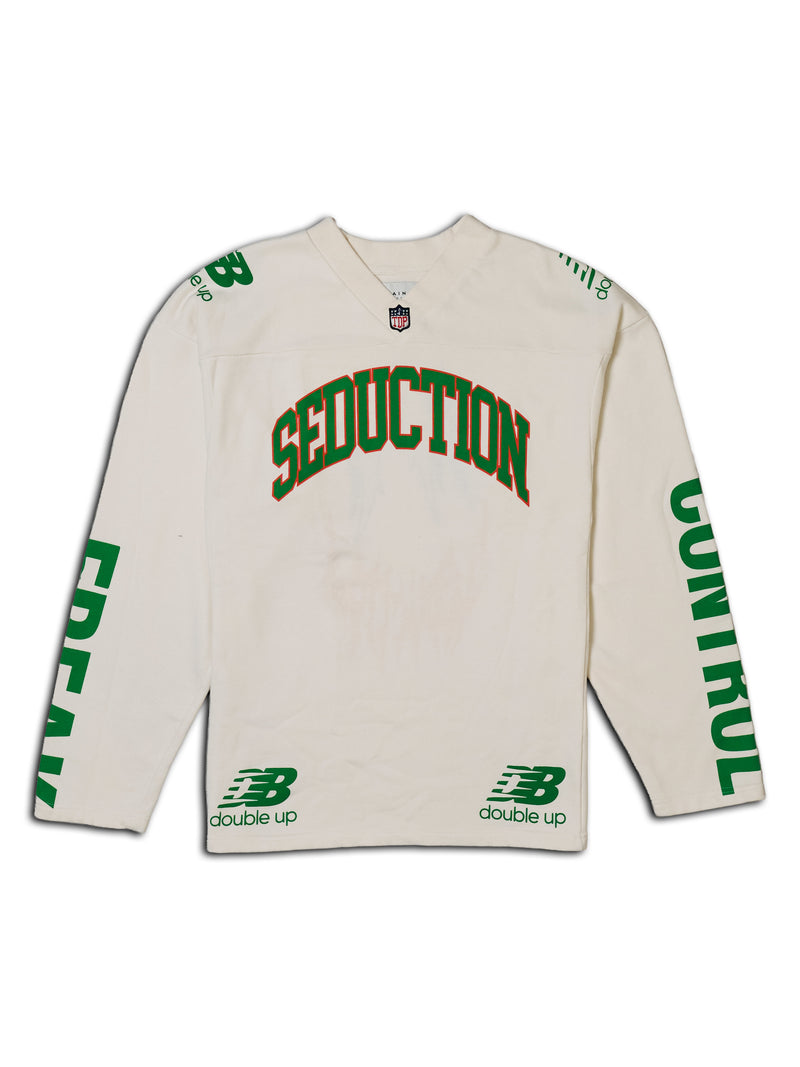 SEDUCTION FOOTBALL GAME SWEAT / WHITE