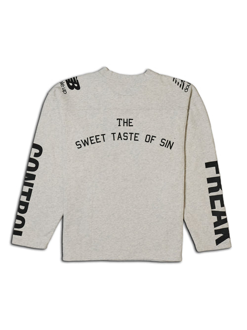 SEDUCTION FOOTBALL GAME SWEAT / ASH