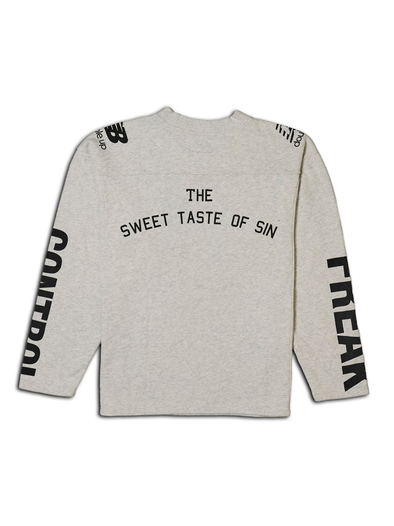 SEDUCTION FOOTBALL GAME SWEAT / ASH