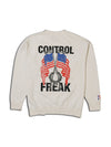 CREW NECK SWEAT / WHITE
