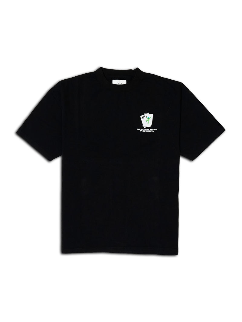 DANCING WITH THE DEVIL SHORT SLEEVE T-SHIRTS / BLACK
