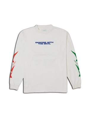 INTOXICATED LONG SLEEVE T-SHIRTS / WHITE