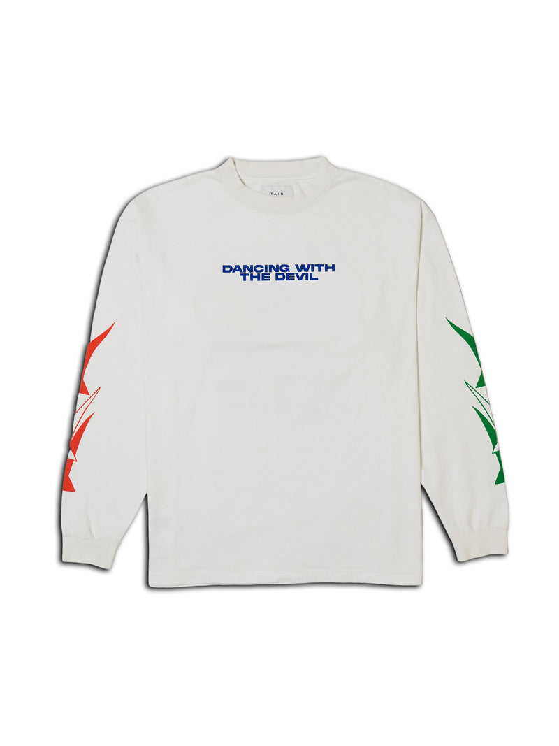 INTOXICATED LONG SLEEVE T-SHIRTS / WHITE