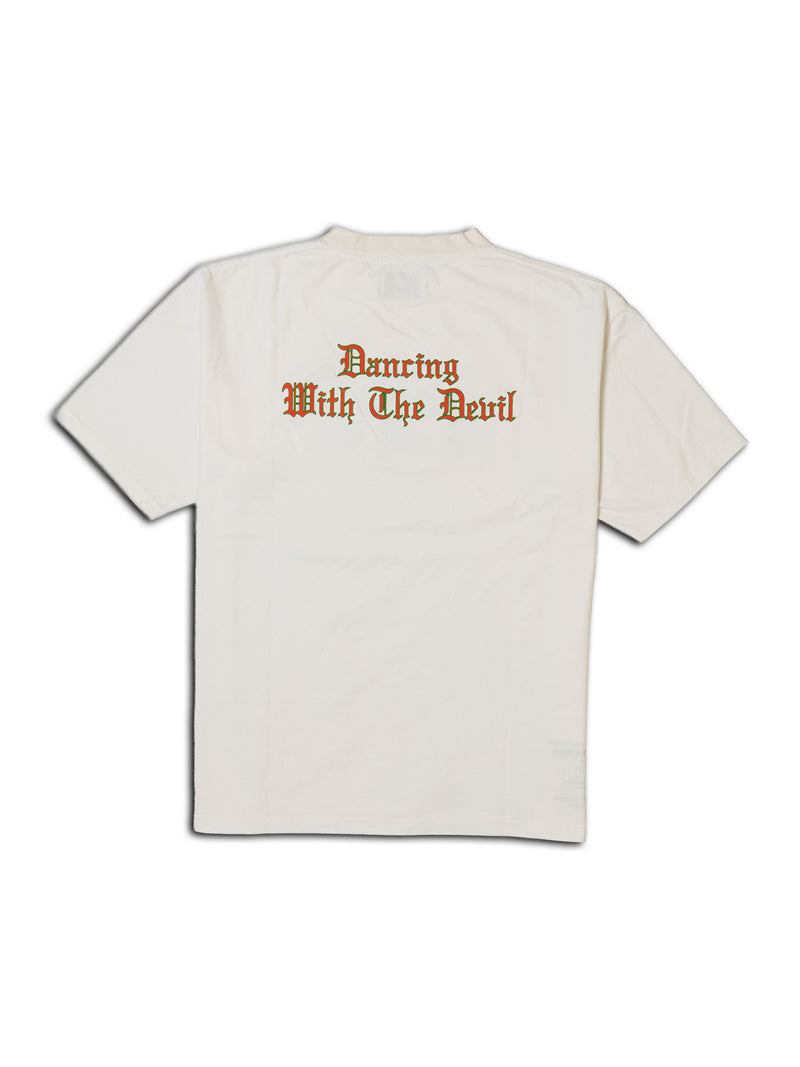 TEMPTATION SHORT SLEEVE T-SHIRTS / WHITE