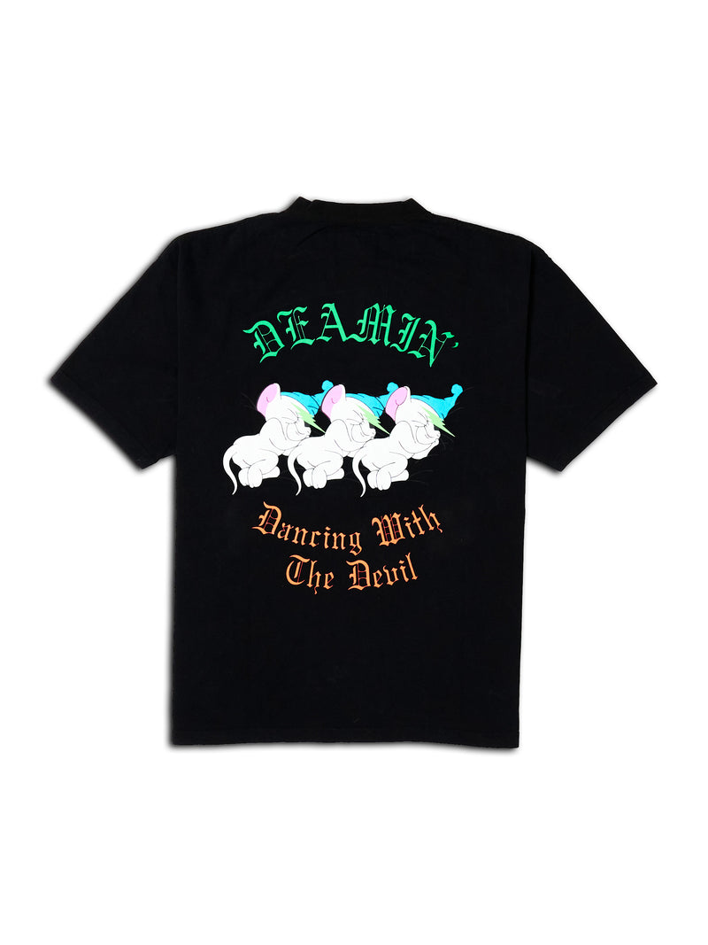 DREAMIN’ SHORT SLEEVE T-SHIRTS / BLACK