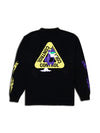 DOUBLE PUSH LONG SLEEVE T-SHIRTS / BLACK