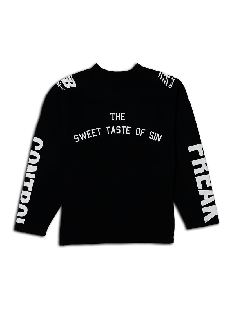 SEDUCTION FOOTBALL GAME SWEAT / BLACK