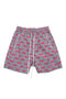 HELL AWAITS ALL-OVER PATTERN SHORTS / GRAY