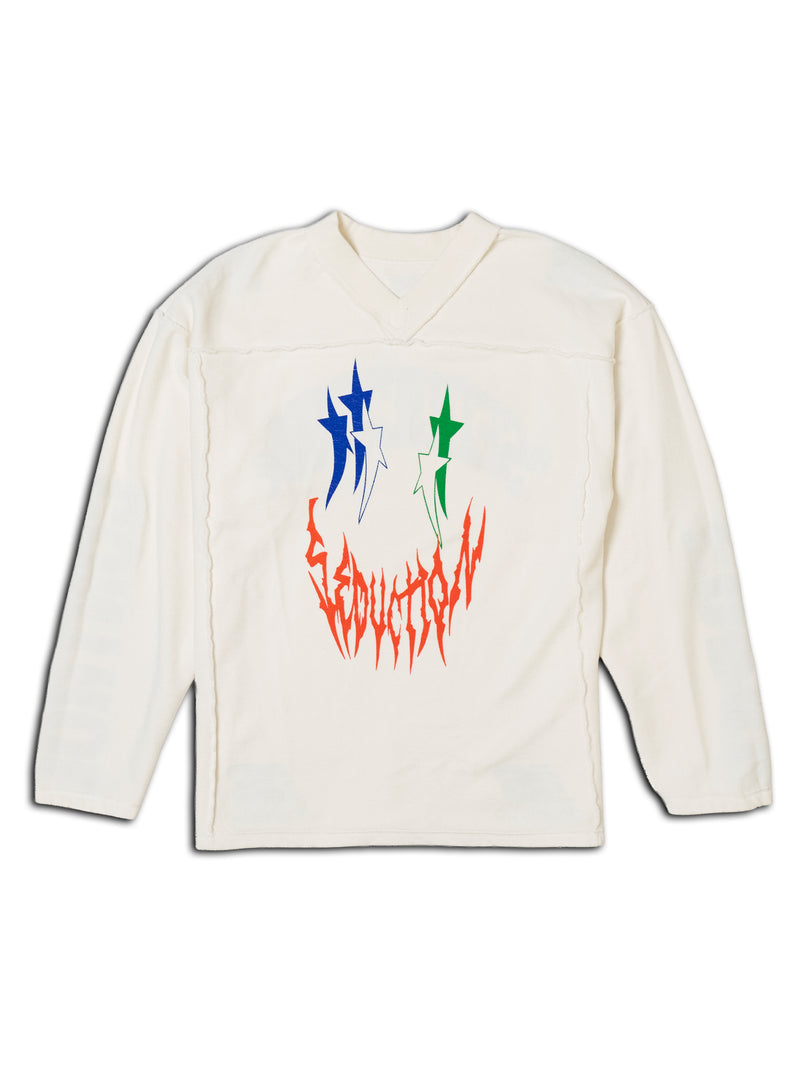 SEDUCTION FOOTBALL GAME SWEAT / WHITE