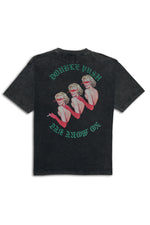 SMOKING BEAUTY SHORT SLEEVE T-SHIRTS｜BLACK