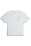 SMOKING BEAUTY SHORT SLEEVE T-SHIRTS｜WHITE