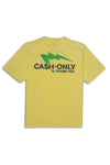 CASH ONLY SHORT SLEEVE T-SHIRTS｜YELLOW