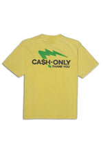 CASH ONLY SHORT SLEEVE T-SHIRTS｜YELLOW