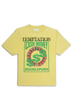 CASH ONLY SHORT SLEEVE T-SHIRTS｜YELLOW
