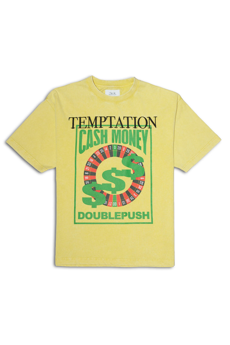 CASH ONLY SHORT SLEEVE T-SHIRTS｜YELLOW