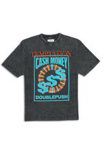 CASH ONLY SHORT SLEEVE T-SHIRTS｜BLACK