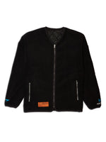 STOP ART QUILTING REVERSIBLE JACKET BLACK