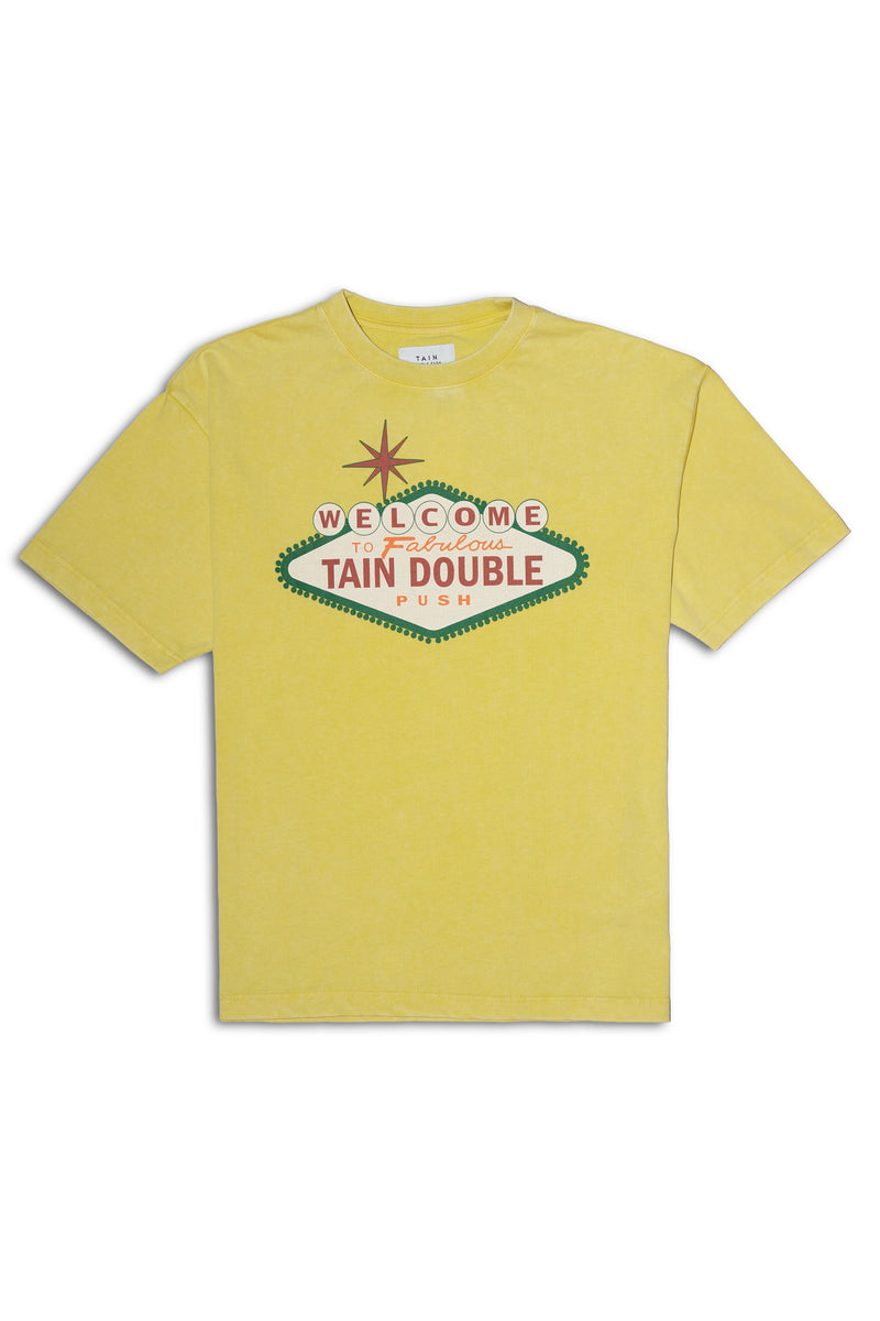WELCOME SHORT SLEEVE T-SHIRTS｜YELLOW