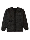 STOP ART QUILTING REVERSIBLE JACKET BLACK