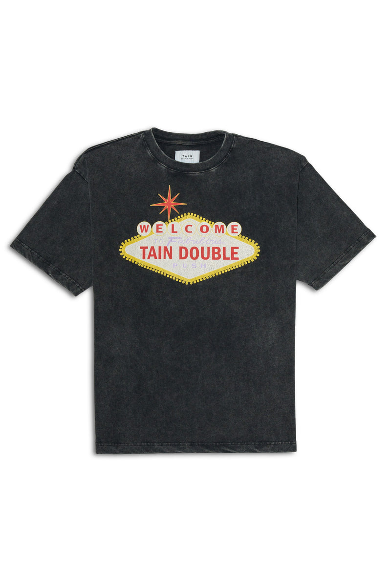 WELCOME SHORT SLEEVE T-SHIRTS｜BLACK