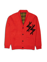 COWICHAN KNIT JACKET ORANGE