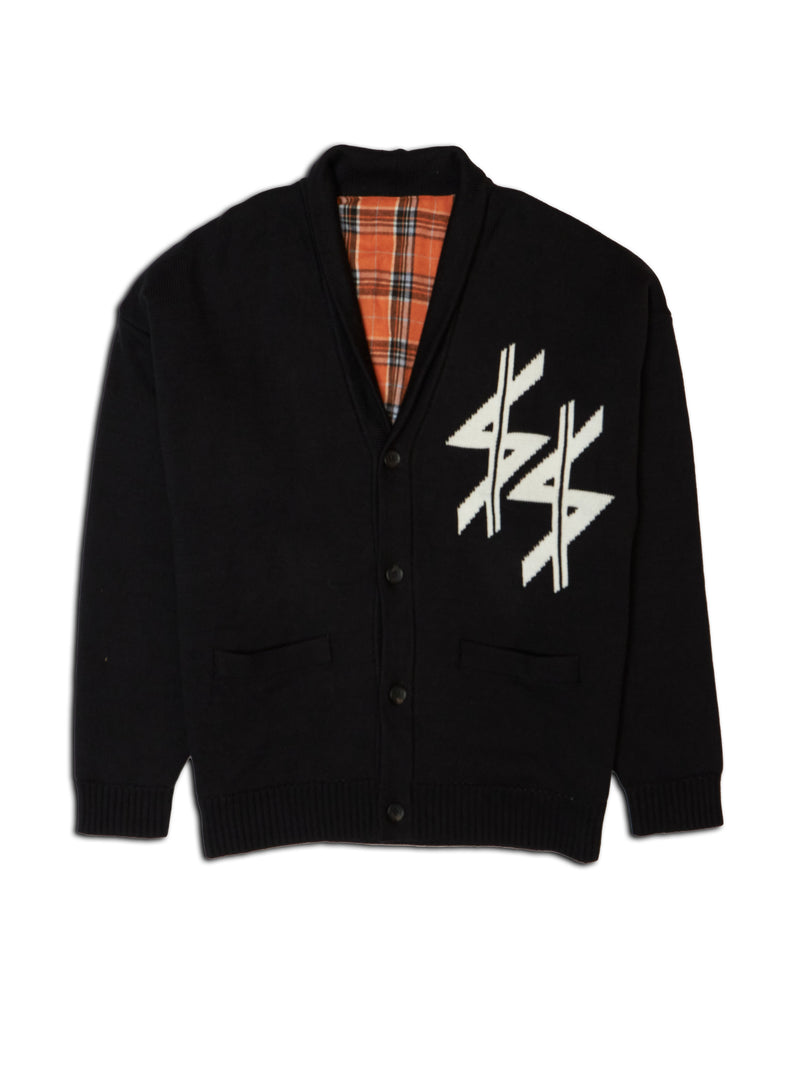 COWICHAN KNIT JACKET BLACK