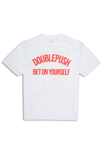 BET ON YOURSELF MESH SHORT SLEEVE T-SHIRTS｜WHITE