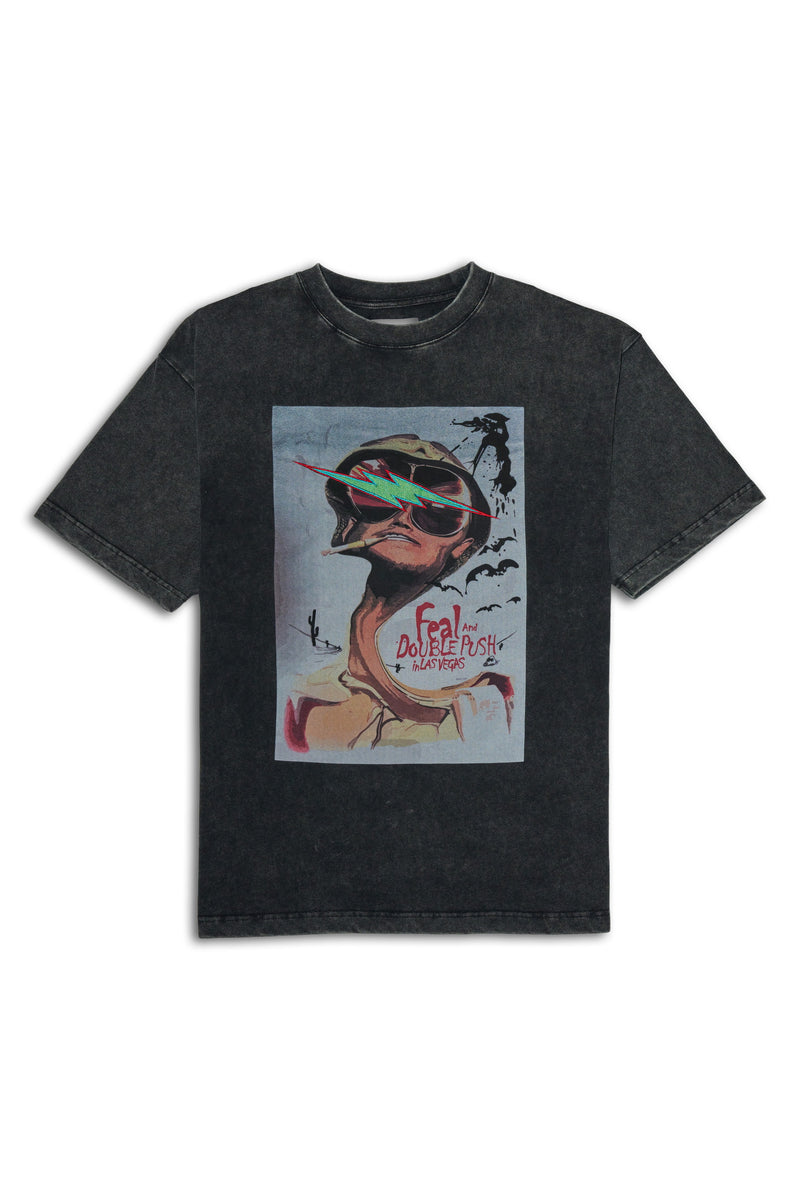 JOHNNY SHORT SLEEVE T-SHIRTS｜BLACK