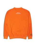 WAFFLE CREW NECK SWEAT  ORANGE