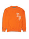 WAFFLE CREW NECK SWEAT / ORANGE