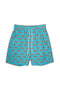 HELL AWAITS ALL-OVER PATTERN SHORTS / BLUE
