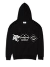 DBLE PSH SWEAT HOODIE BLACK