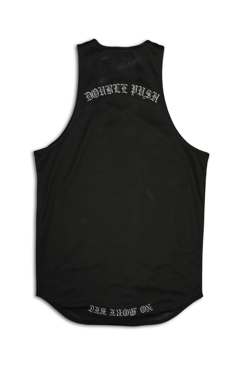 BET ON YOURSELF MESH TANK TOP｜BLACK