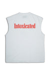DOUBLE PUSH DICE NO SLEEVE T-SHIRTS｜WHITE